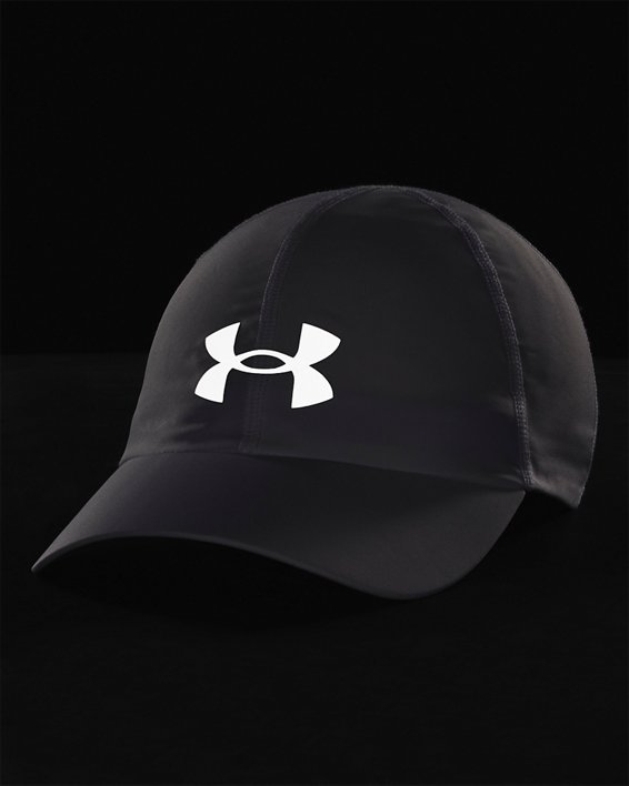 Men's UA Shadow Run Adjustable Cap, White, pdpMainDesktop image number 2